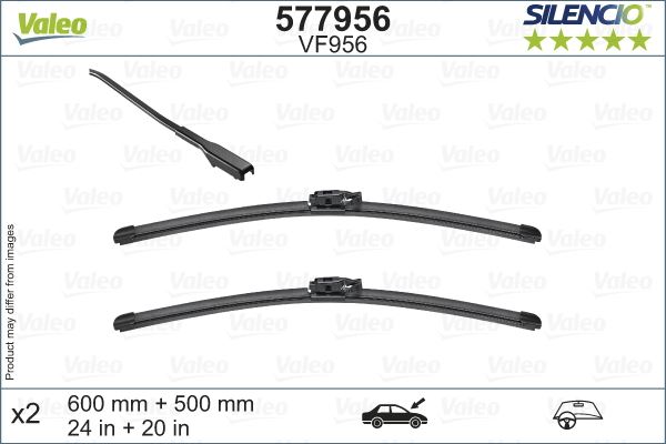 SILECEK SUPURGESI MUZ X2 F 39 600+500 MM