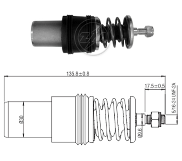Zm -950 - SDE-09 50 - SS-1871 '> Marş Otomatik Pistonu 24V 40MT - 50MT Caterpillar ...