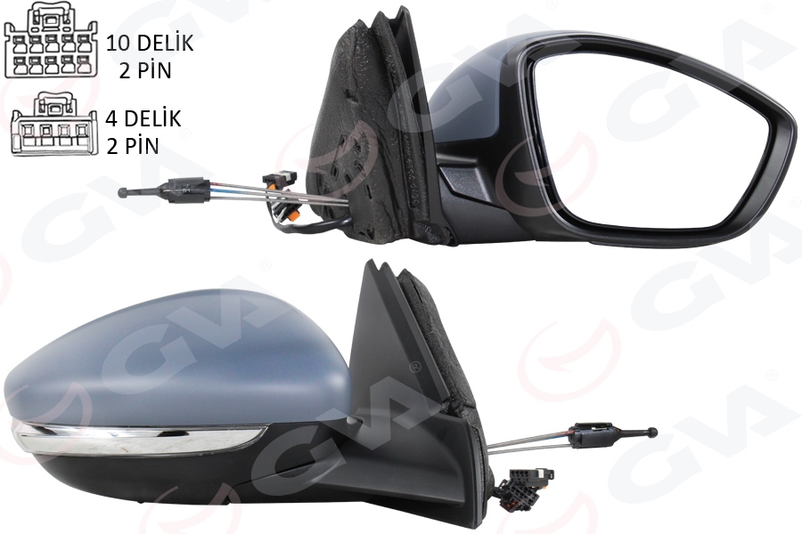 Dış Dikiz Aynası Sağ Manuel Katlanır