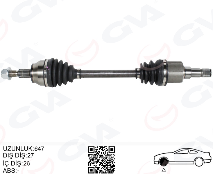 KOMPLE ÖN AKS SOL CONNECT 14> 1.6 TDCI