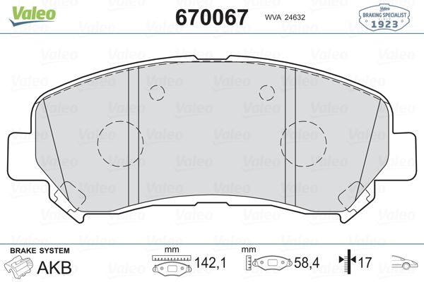 ÖN FREN BALATA NISSAN QASHQAI 1.5L Dci K9K dizel 1.6L 2.0L HR16 HR20 J10 06-13 / X-TRAIL 2.0L QR20 T31 07-> 2.0L M9R T31 dizel 07-> / KOLEOS 2.0 DCI 08=>