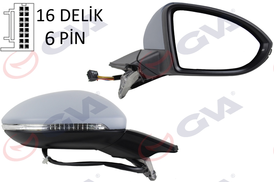 Dış Dikiz Aynası Elektrikli Isıtmalı Sağ