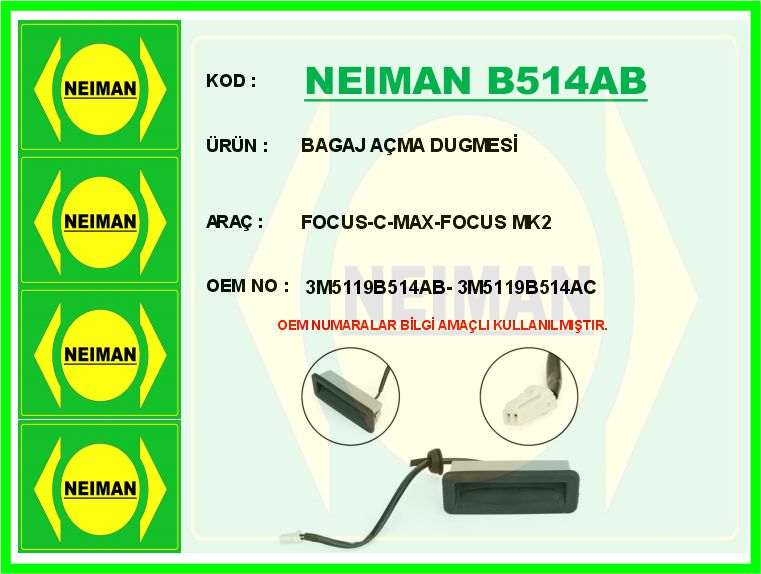 Bagaj Açma Butonu