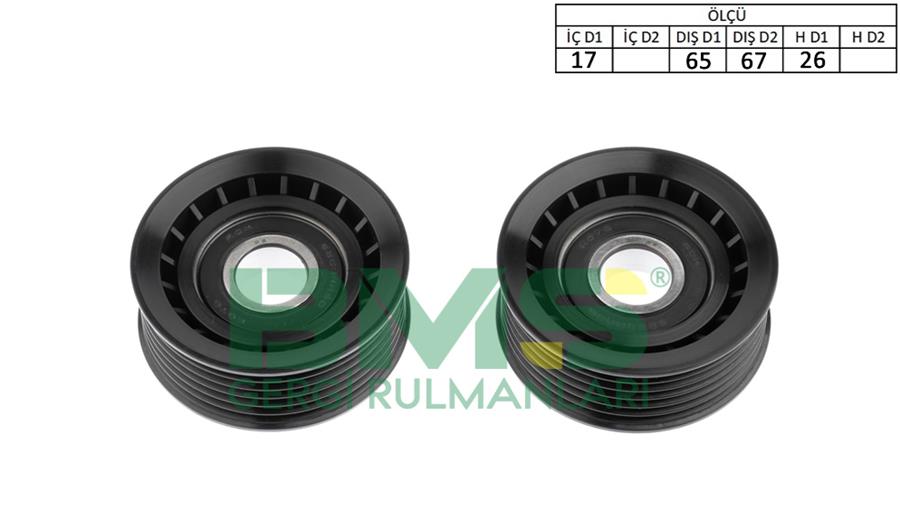 Alternatör Gergi Rulmanı CHERY-FULWIN-QIYUN-SQM480...