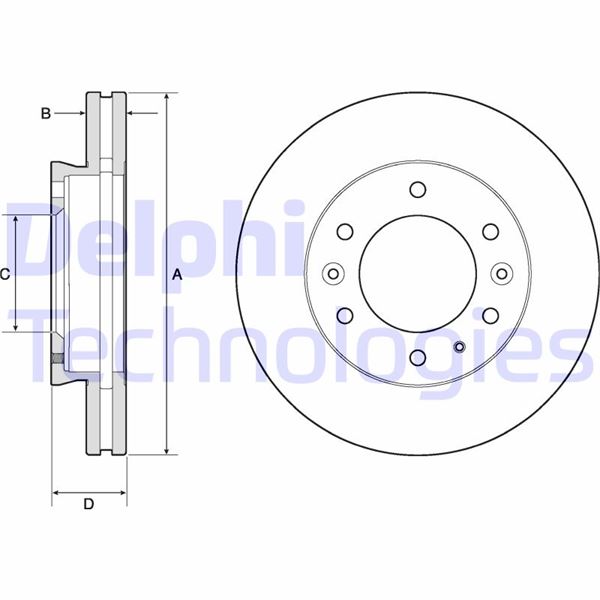 ON FREN DISKI FORD RANGER TKE 2.2-3.2 11> – MAZDA BT-50 2.2TDCI 12->