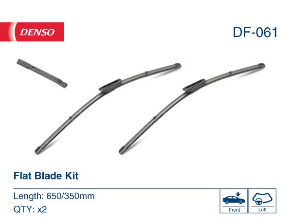 Wiper. Flat Front Blade
