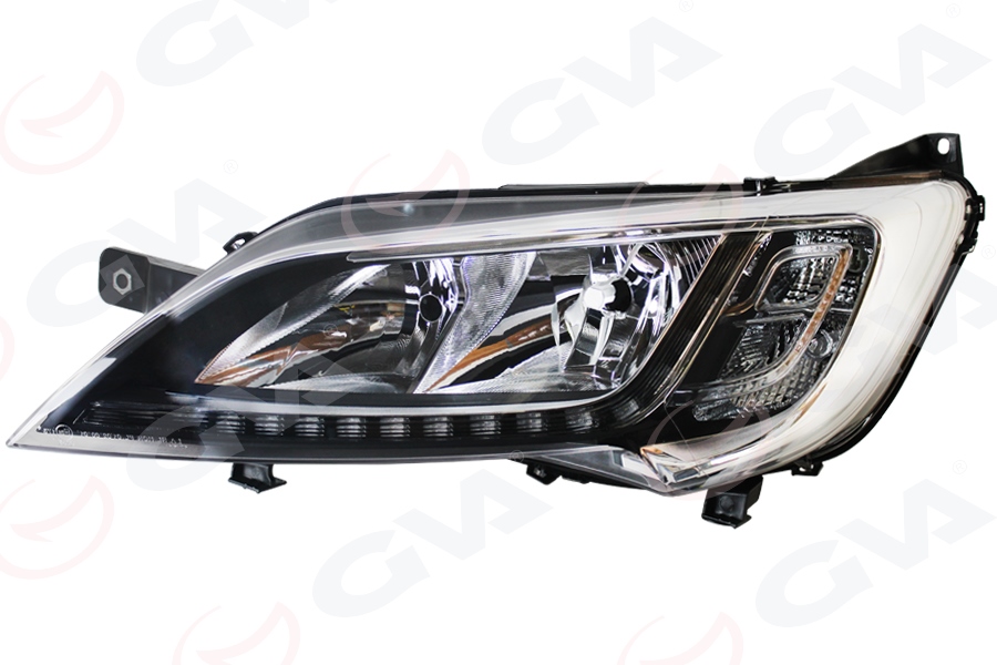 Far Motorlu Sol - Krom Çerçeveli Led