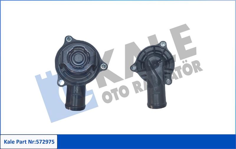 TERMOSTAT+FLANŞ 87°C AUDI A4-A6-A8-Q7-VW PHAETON-TOUAREG