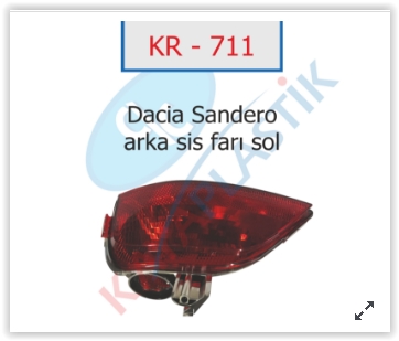 Arka Sis Far Lambası Sol