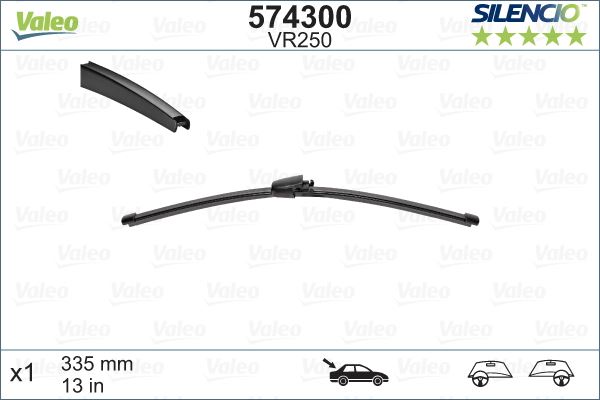 Valeo Silencio X-trm Flat Blade