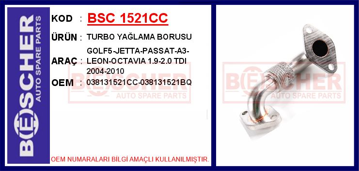 Egr Borusu GOLF5-JETTA-PASSAT-A3-LEON-OCTAVIA 1.9-...
