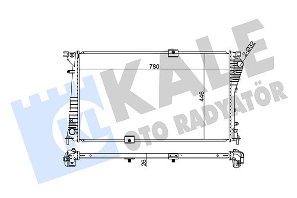 SU RADYATORU RENAULT TRAFIC II - OPEL VIVARO - NISSAN PRIMASTAR 2.0-2.5DCI/CDTI 06=> (MT) (BRAZING) (780X446X26)
