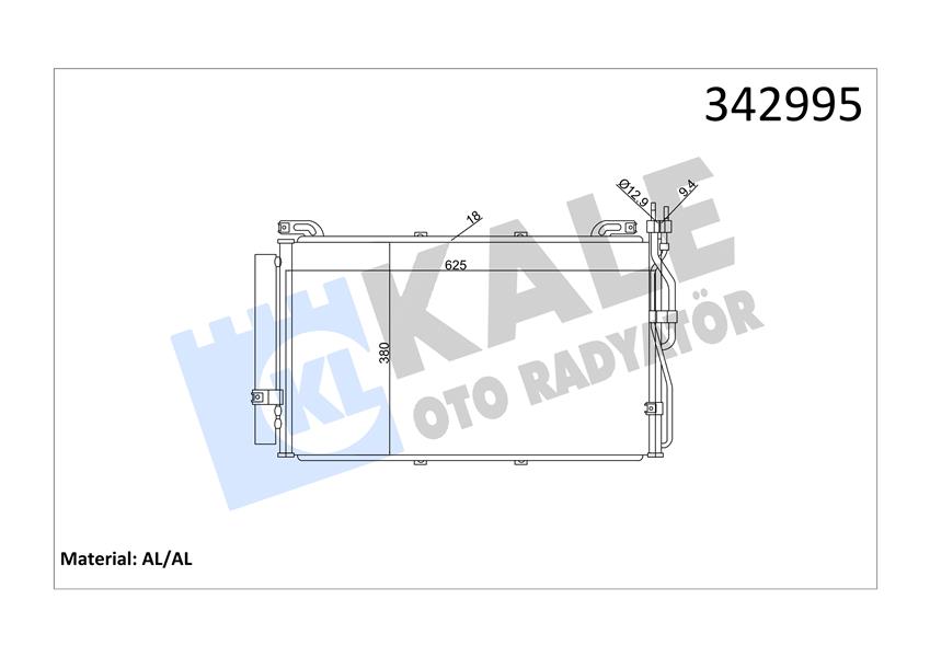 KLİMA KONDENSERİ HYUNDAI MATRIX (AL-AL)