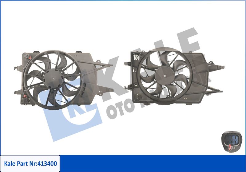 FAN MOTORU KOMPLE FORD FOCUS I 98>04 (TEKLI ) (+AC) (MANUEL VİTES)
