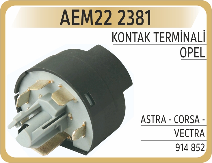 KONTAK TERMİĞİ (ŞALTERİ) OPEL ASTRA F (91-)-CORSA B (93-00)-TIGRA A (94-)-VECTRA A (88-)