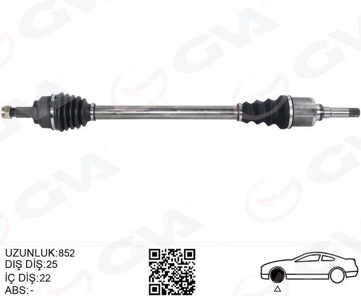 Komple Aks Sağ Ön Psa 207 (Wa.wc) 1.4 Hdi M-t