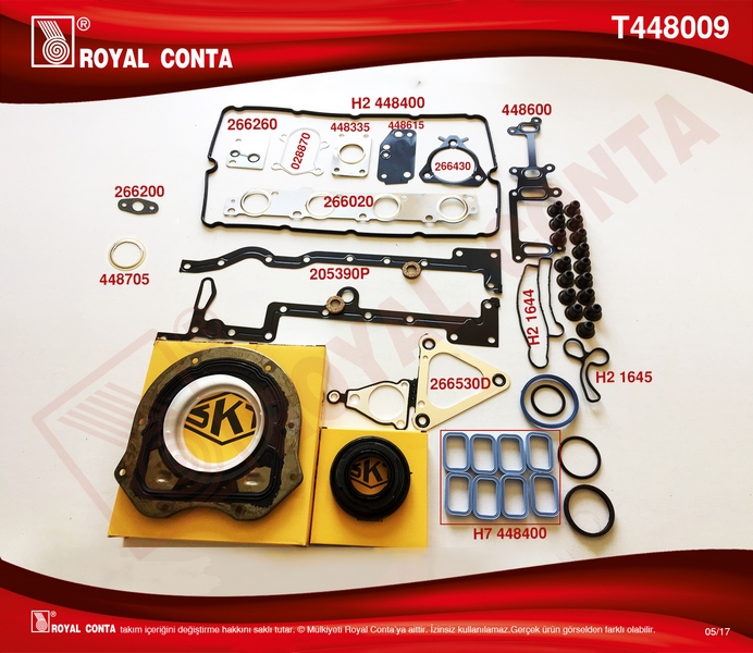 Motor Takım Conta (Skt Keçelib&reinz S.lastikli)