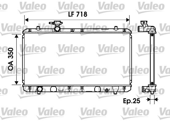SU RADYATÖRÜ SUZUKI LIANA 1.6 1.6 4WD 01=> (MT) (BRAZING) (350X718X26)