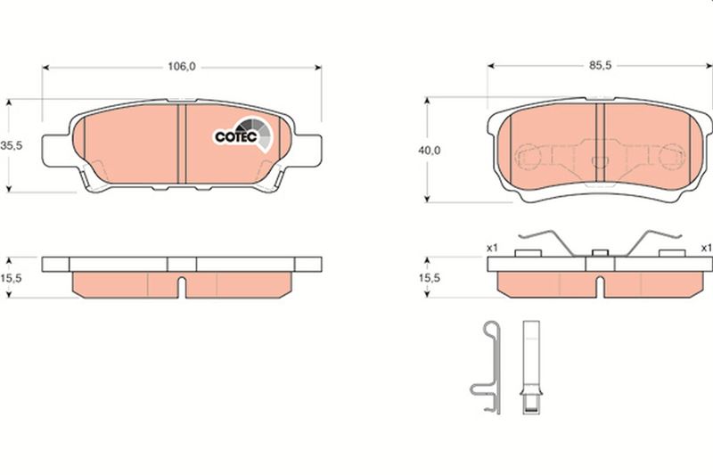 ARKA BALATA JEEP COMPASS 07> PATRIOT 09>17 MITSUBISHI OUTLANDER II 07>12 LANCER VIII 10>