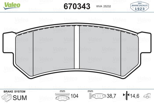 ARKA BALATA LACETTI 1.4 16V 1.6 1.8 (05/2003=> NUBIRA SEDAN;KOMBI 1.4 1.6 1.8 (01/2005=>