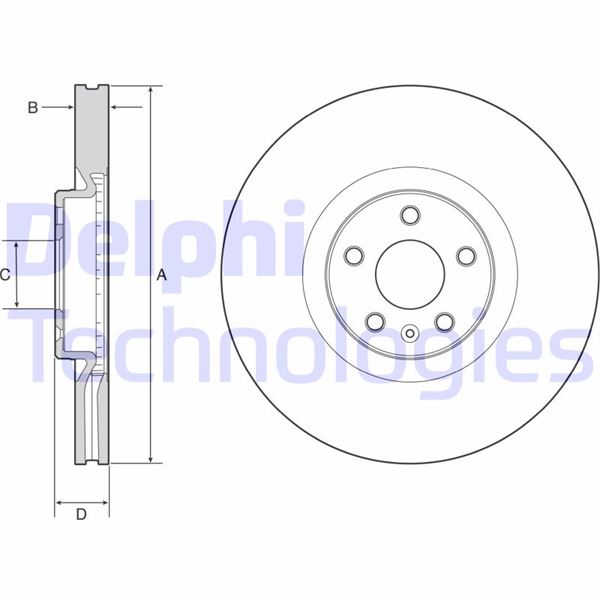 ÖN FREN DİSKİ (ADET) S60 III S90 II V60 IIV90 II XC40 XC60 II XC90 II 17> ( 345 CAP )
