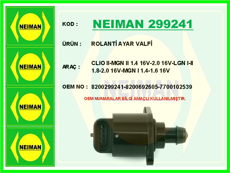 Rolanti Ayar Valfi