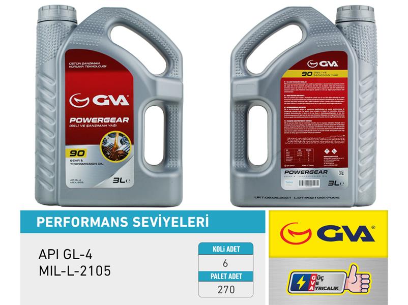 Şanzıman Yağı 90W Api GL-4 3 Lt