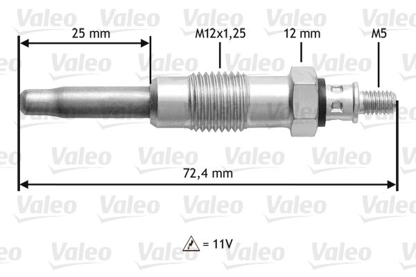 KIZDIRMA BUJİSİ 11V PARTNER-BERLINGO-P205-P206-P306-P405-P406-P605-P806-EXPERT-JUMPYXANTIA-XSARA-ZX 1.8-1.9 XUD7-XUD9 BOXER-JUMPER-DUCATO 1.9 ASTRA G-OMEGA B-FRONTERA A 1.7 VITARA-CLIO I-DOBLO-J9-MASTER-TRAFIC-MOVANO 2.5 BTE 7700662199