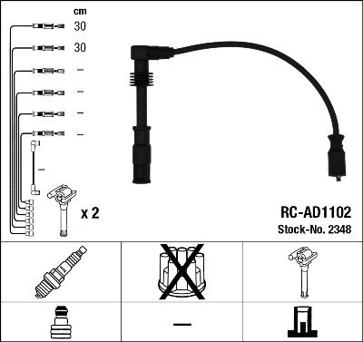 BUJI KABLOSU A4 1.8 (95-01) A6 1.8 (95-97) (ADR-APT)
