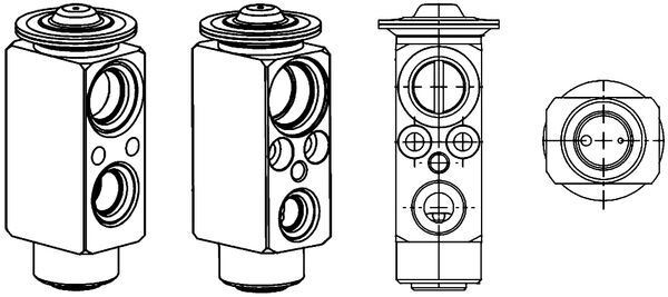 Expansionsventil und Orifice Tube BMW 5 / 7 / X5