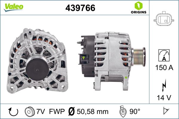 Alternatör 14V 150A