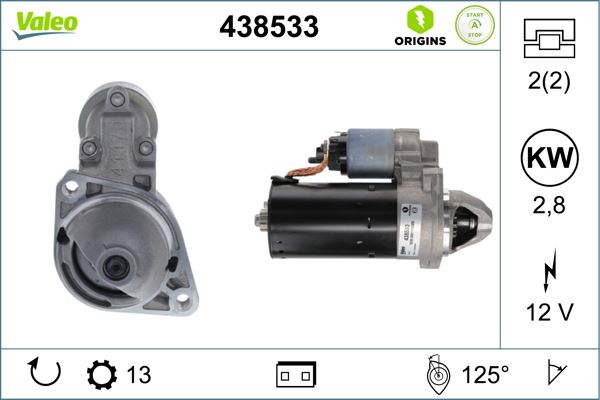 Marş Motoru (12V 2.5kW 13 Dış / Start-stop) Merced...