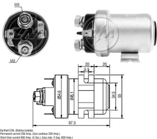 Marş Otomatigi 24V 200 Amper Universal Tip Ara Oto...
