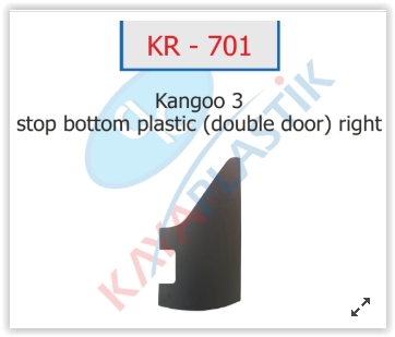 (X) Arka Tampon Sağ Üst Parça Kng III 08=>