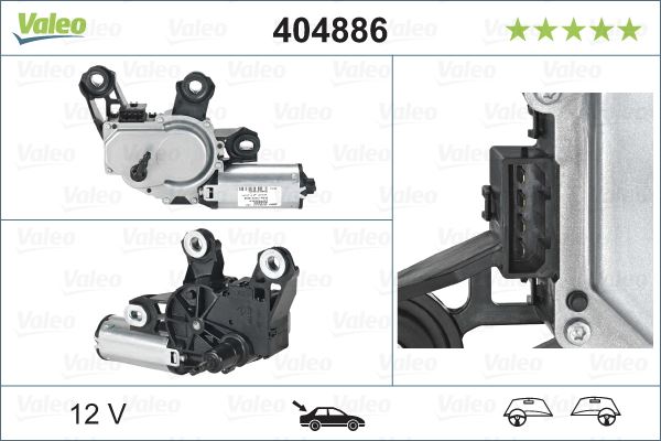 Silecek Motoru Arka Bora-golf Iv-leon-toledo-fabia...