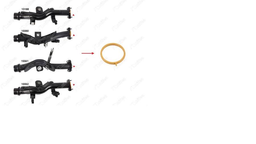 TURBO BORUSU CONTASI FIAT EGEA 16> FİORİNO 15> DOBLO 15>23 1.3D MJET