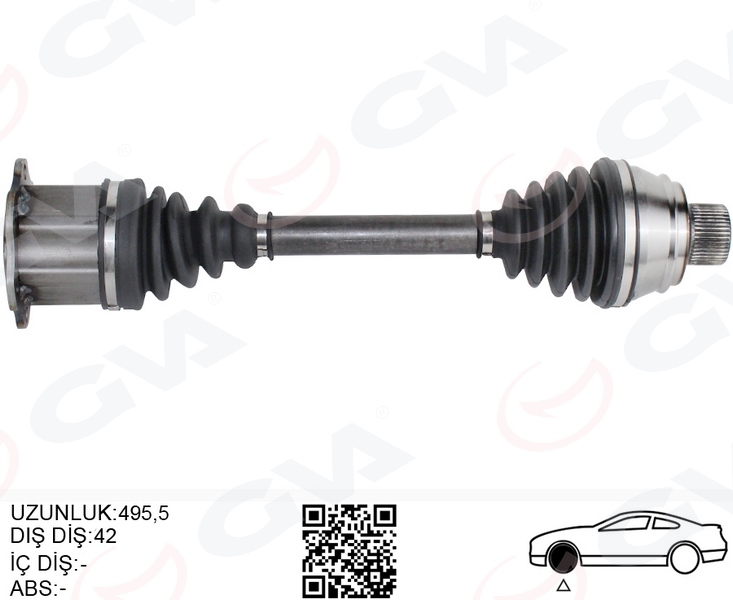 Komple Aks Ön Sağ/sol A6-A7-Q5 (Otomatik) 2.0 Tfsi-...
