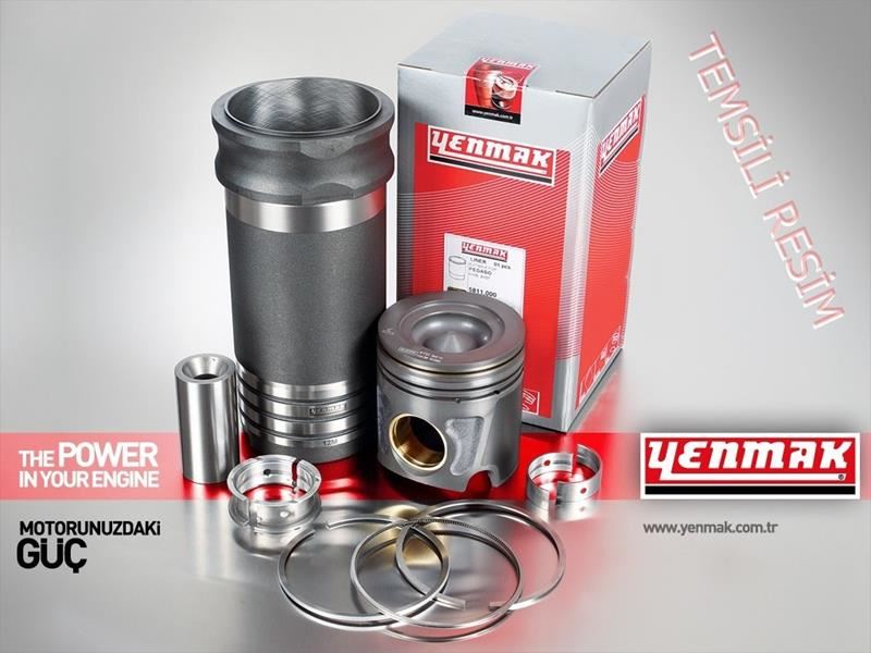 PİSTON+SEGMAN FIESTA/FUSION/BIBPER/MEMO/C2/C3/206/307 1,4 TDCİ/HDİ 68 PS (DV4 EURO 4) STD (-0,40 KISA) ( ÇAP: 73,7 MM)