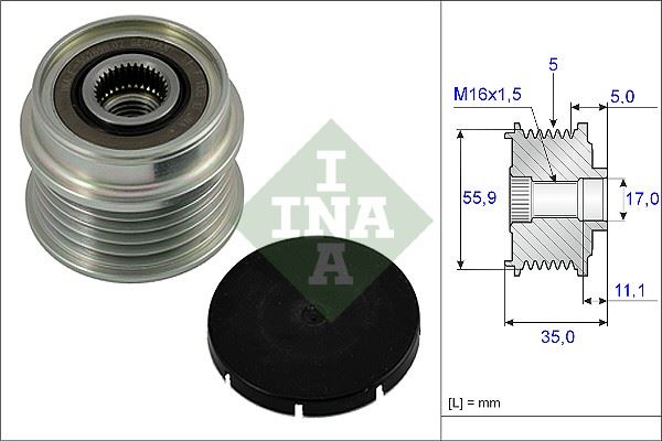 Alternatör Kasnağı PASSAT-A4-A6 1.6-1.8T Benzin -1...