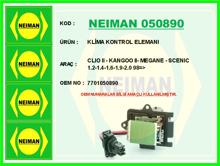 Klima Kontrol Elemani