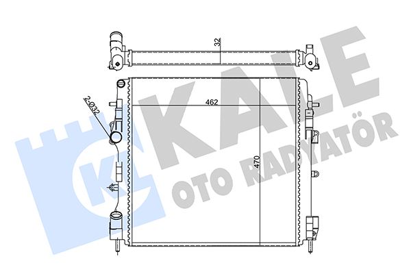 Radyatör Kng 1.5DCI-1.2-1.6 16V-1.9DCI