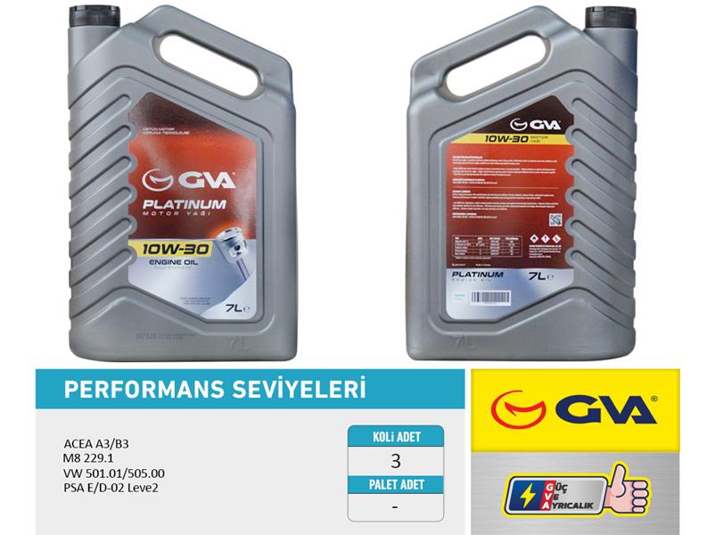 Motor Yağı 10W30 7 Lt Platinum Tam Sentetik Api