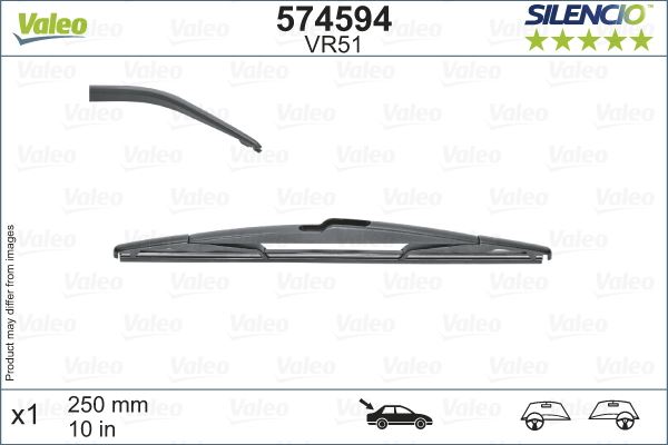ARKA CAM SİLECEK SÜPÜRGESİ OPEL ASTRA K 15>21 INSIGNIA B 17> [250mm]