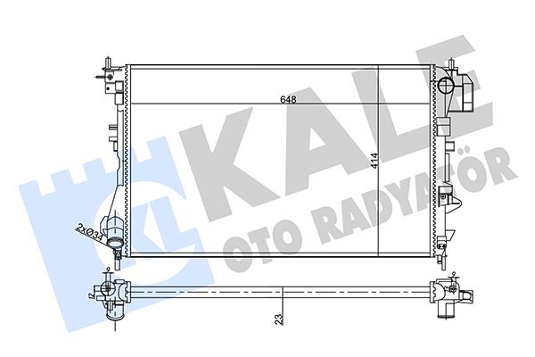SU RADYATOR VECTRA C 1.6 1.8 16V 2002->  ####