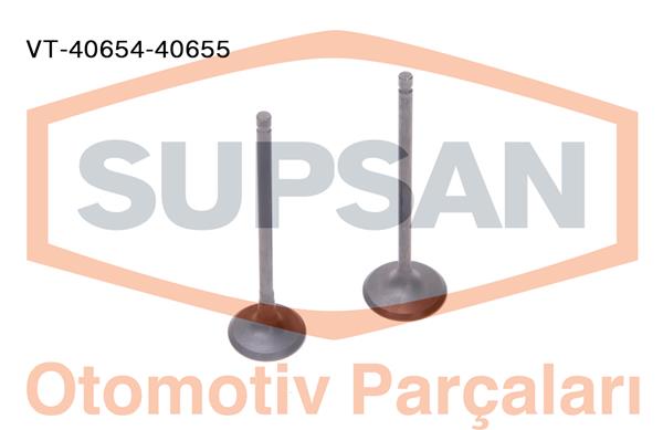 SUBAP EMME+EKSOZ (IN-4 EX-4) NITRASYONLU CHEVROLET AVEO - KALOS 1.2 8V ENG.(B12D1 - F12S3)