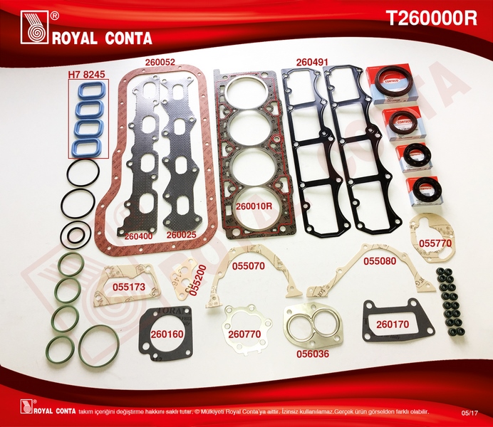 Motor Takım Conta (Corteco Keçeli) Palio-marea-sie...