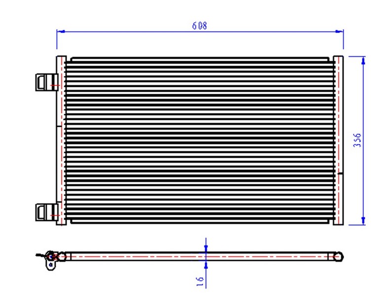 KLIMA RADYATORU MERCEDES CITAN W415 12> . RENAULT KANGOO III 08>