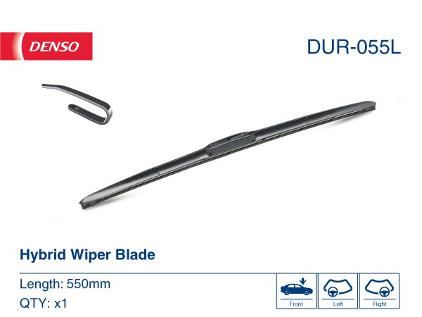 (X) Silecek Süpürgesi Ad. 550mm Muz Tipi (22 Inc)
