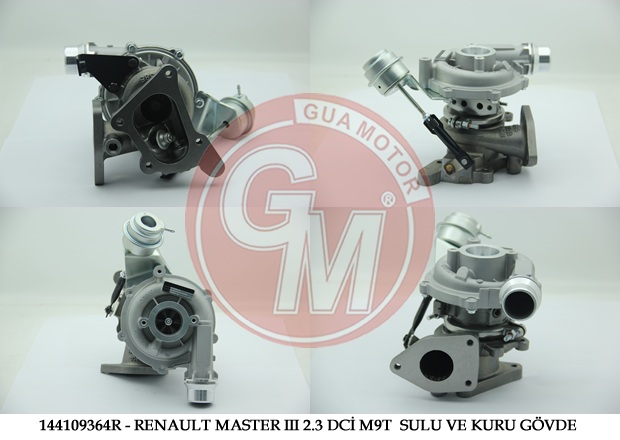 TURBO KOMPLE RENAULT MASTER III 10> TRAFIC II 06> OPEL MOVANO B 10> VIVARO 06> 2.0DCI (M9R) 2.3DCİ (M9T)