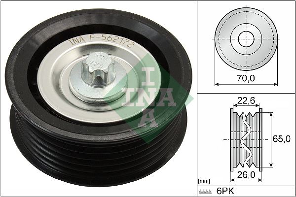 ALTERNATÖR GERGİ RULMANI ASTRA H -VECTRA C -SIGNUM (04-)-ZAFIRA (05-)1.9CDTI- PUNTO (05-) 1.9MTJx(C)